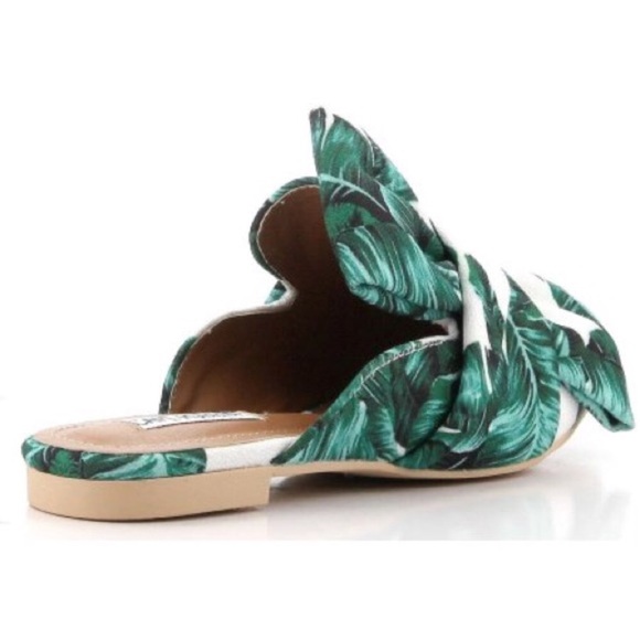🆕Island Vibes Tropical Slip On Bow Mule Flats - Picture 5 of 5